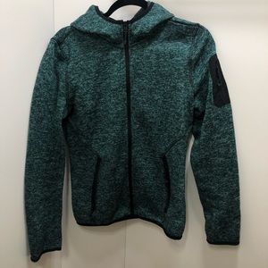 Stoic Hooded Zip Up Fleece